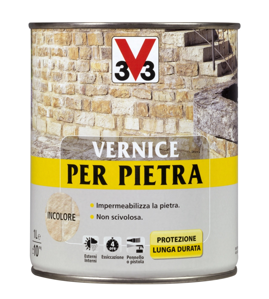 Vernice speciale per pietra - incolore - 1 litri